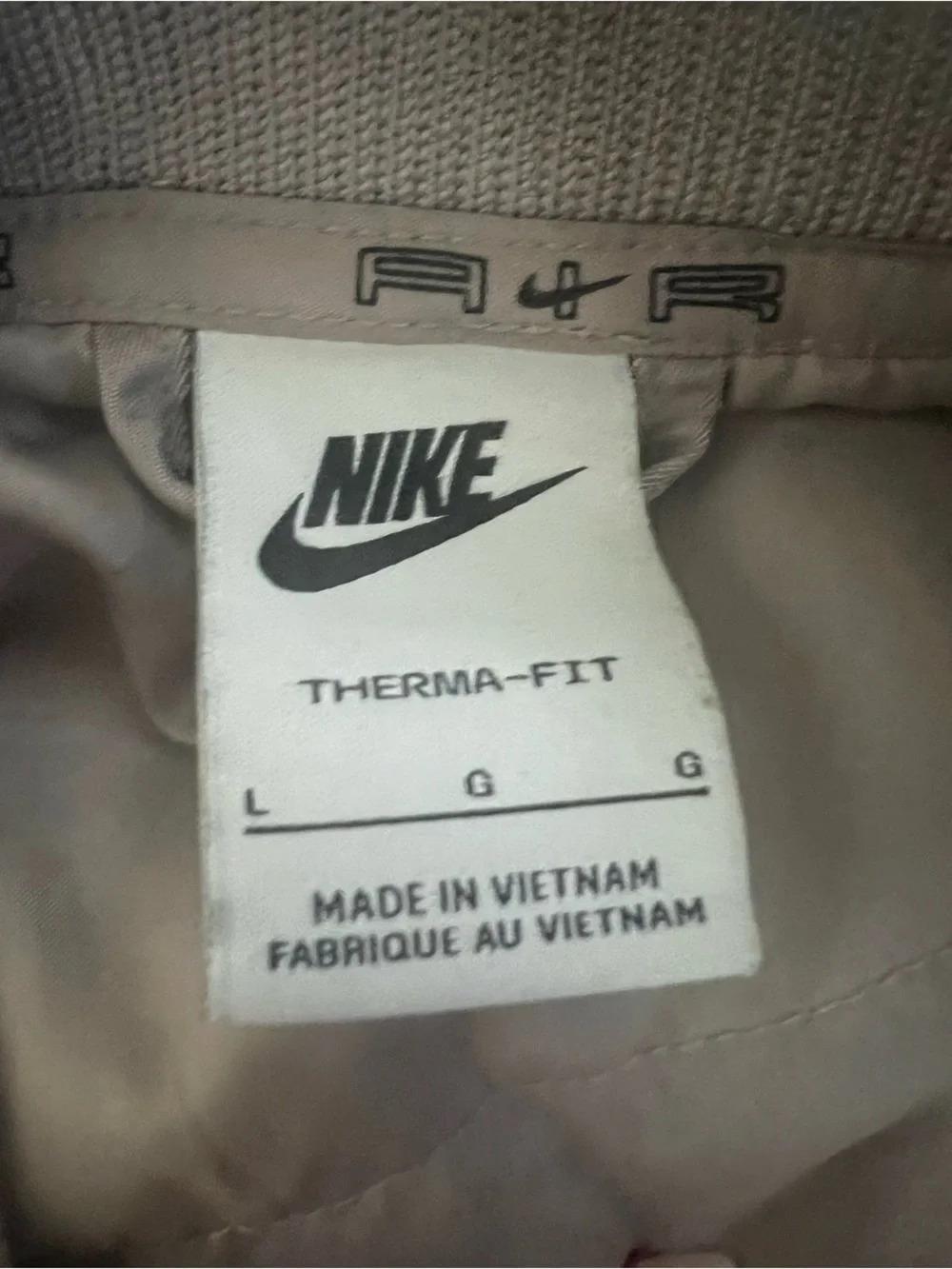 Nike satin bomber